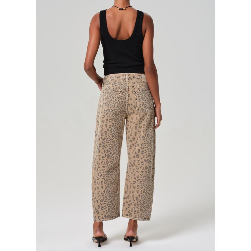 Citizens of Humanity Miro Natural Cheetah Barrel Leg Casual Cotton Jeans NWOT 29 - Picture 3 of 11